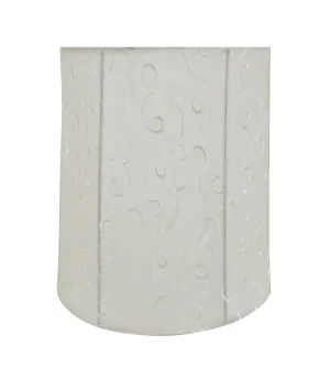 # 35035 Transitional Drum (Cylinder) Shaped Spider Construction Lamp Shade in Beige, 14" wide (12" x 14" x 15")