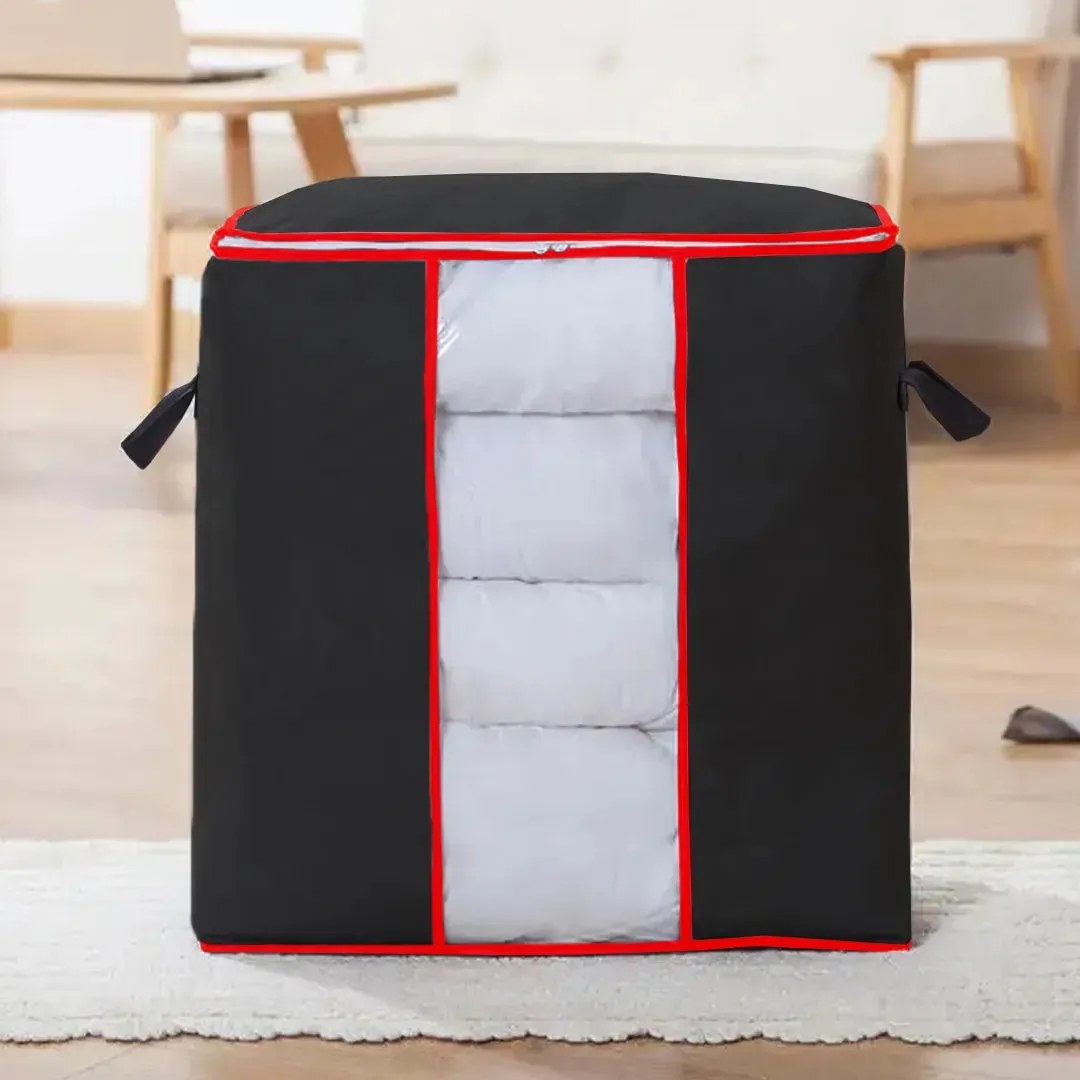 110 GSM Non Woven Storage Bag In Black Color