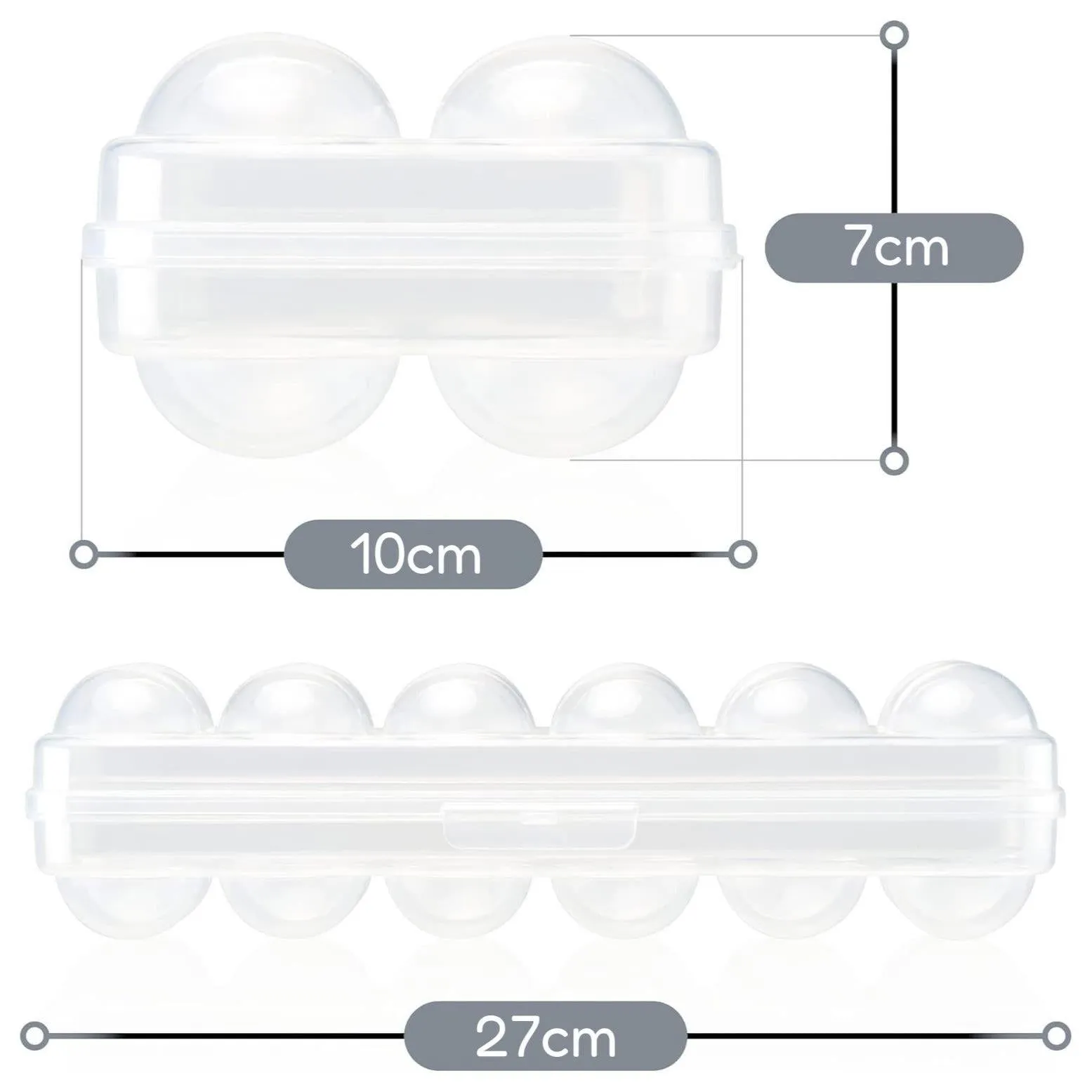 12 Eggs Holder With Lid