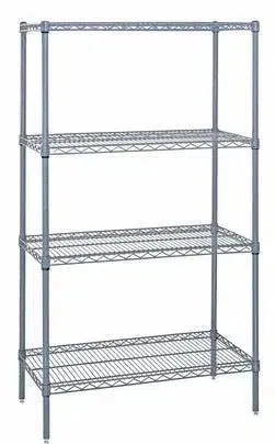 1236GY | 12" x 36" Gray Epoxy Shelving Unit