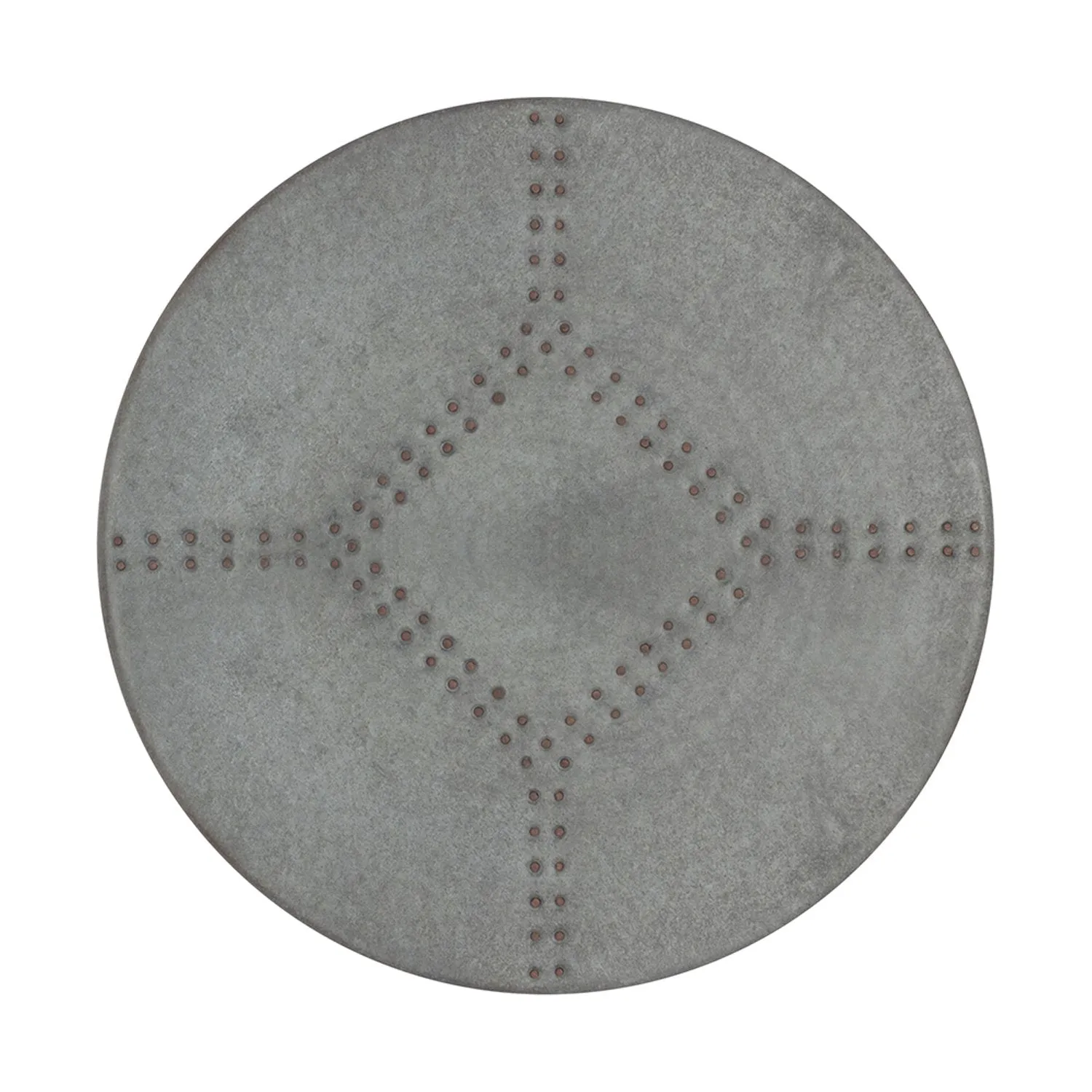 18" Zinc Lazy Susan