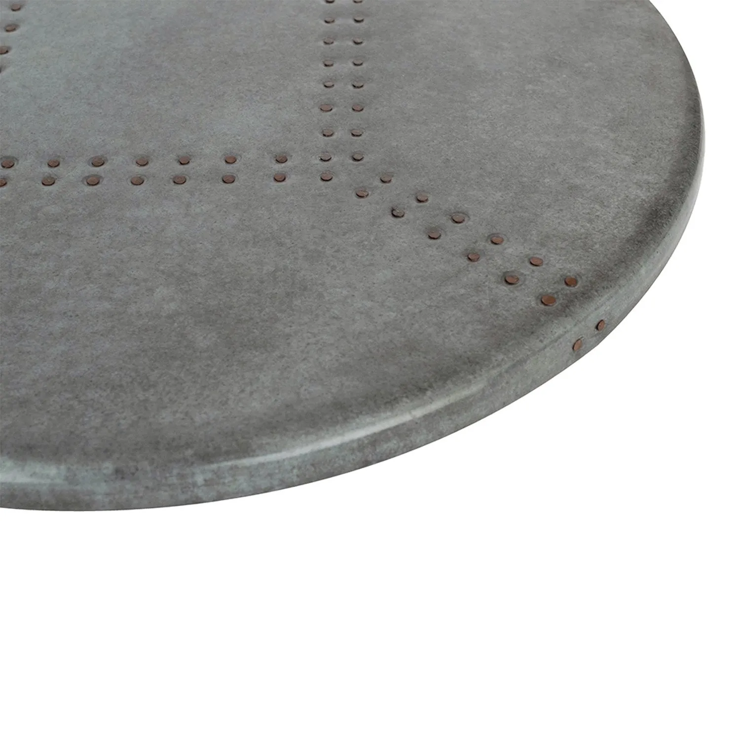 18" Zinc Lazy Susan