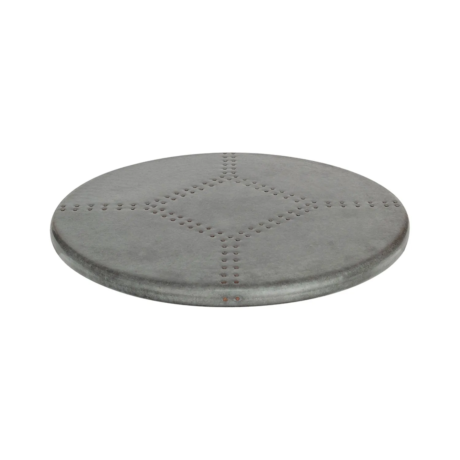 18" Zinc Lazy Susan