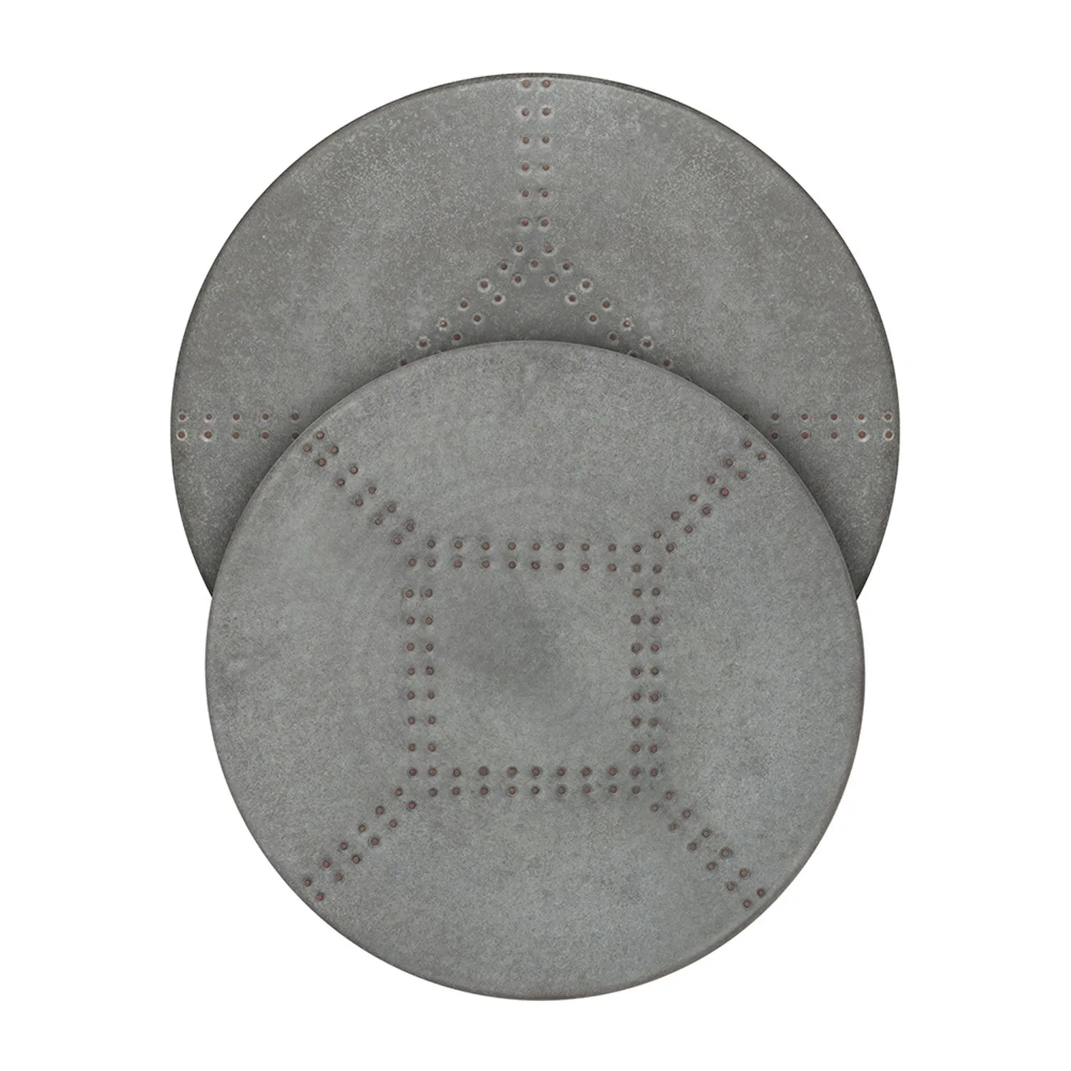 18" Zinc Lazy Susan