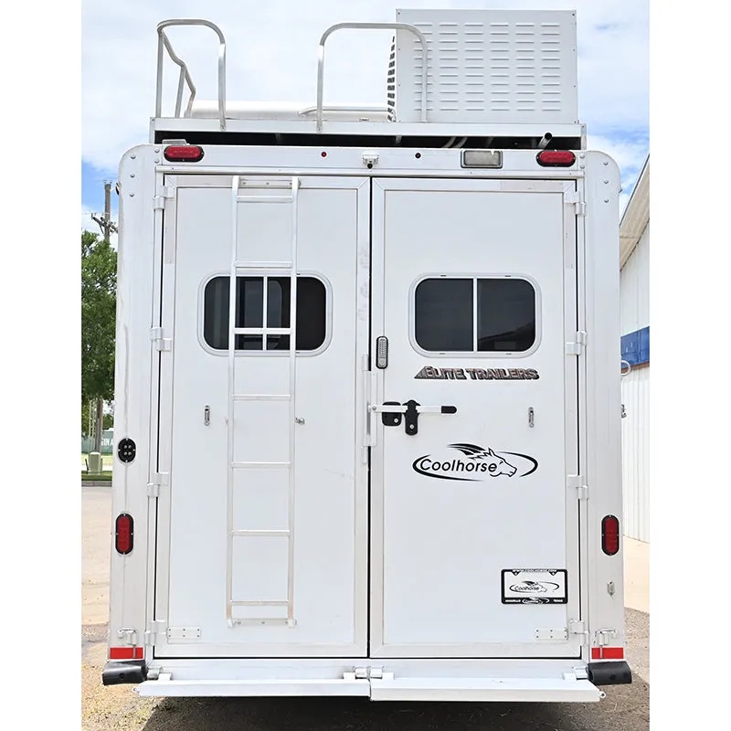 2016 Elite 4 Horse Trailer Reverse Load with 14'8" LQ