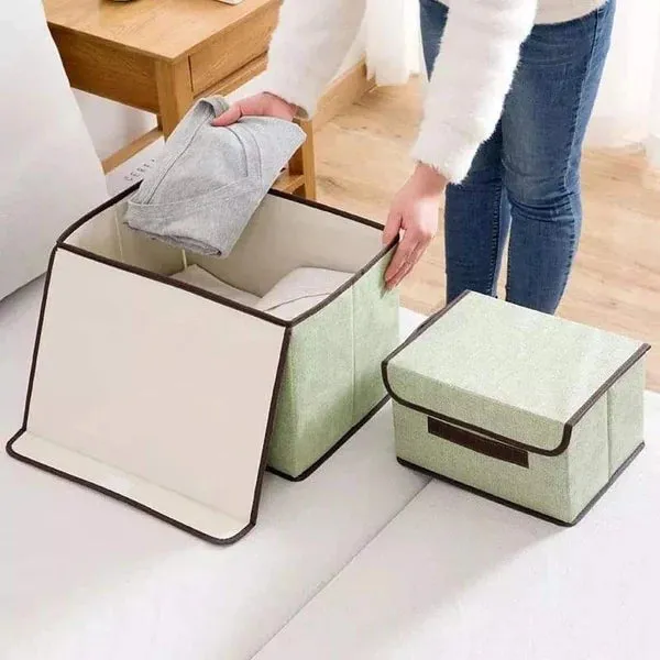 2pcs Foldable Storage Boxes/Organizers