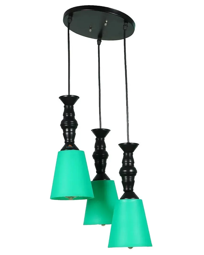 3 Lights Cluster Hanging With Pvc Glass Ceiling Lamp