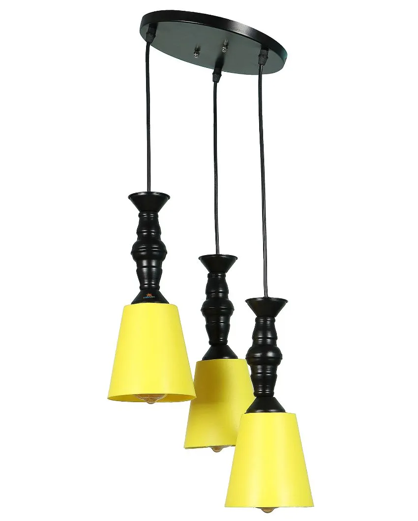 3 Lights Cluster Hanging With Pvc Glass Ceiling Lamp