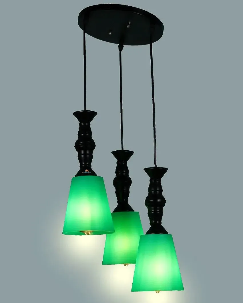 3 Lights Cluster Hanging With Pvc Glass Ceiling Lamp