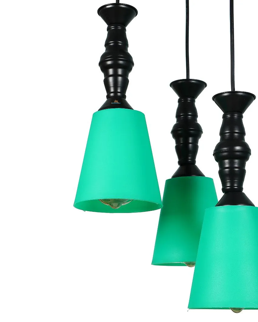 3 Lights Cluster Hanging With Pvc Glass Ceiling Lamp