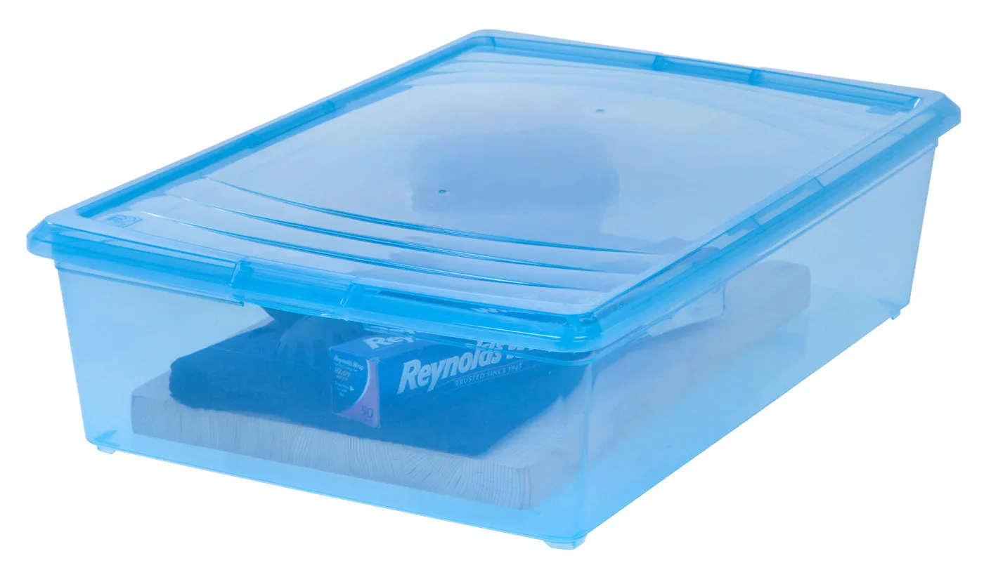 33 Quart Modular Storage Box, Clear