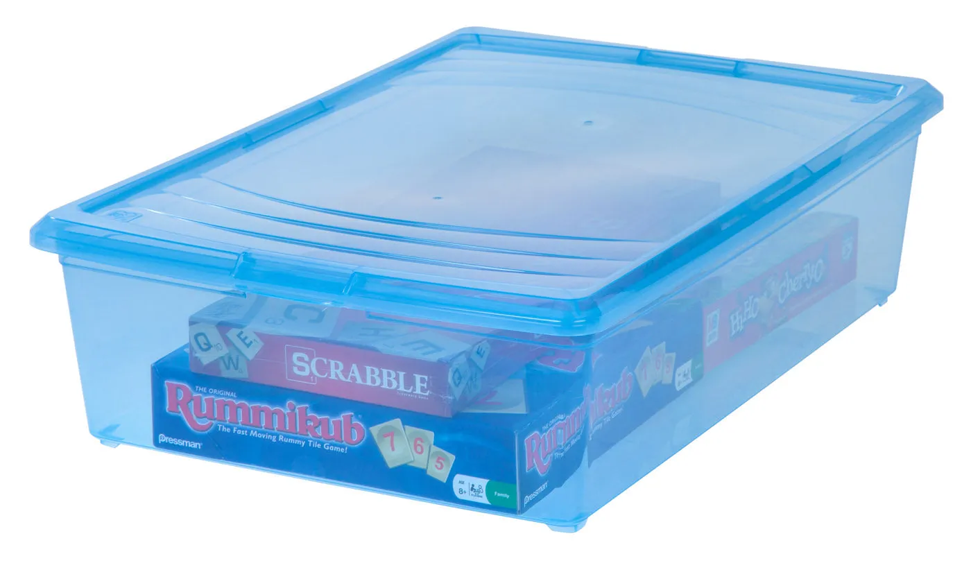 33 Quart Modular Storage Box, Clear