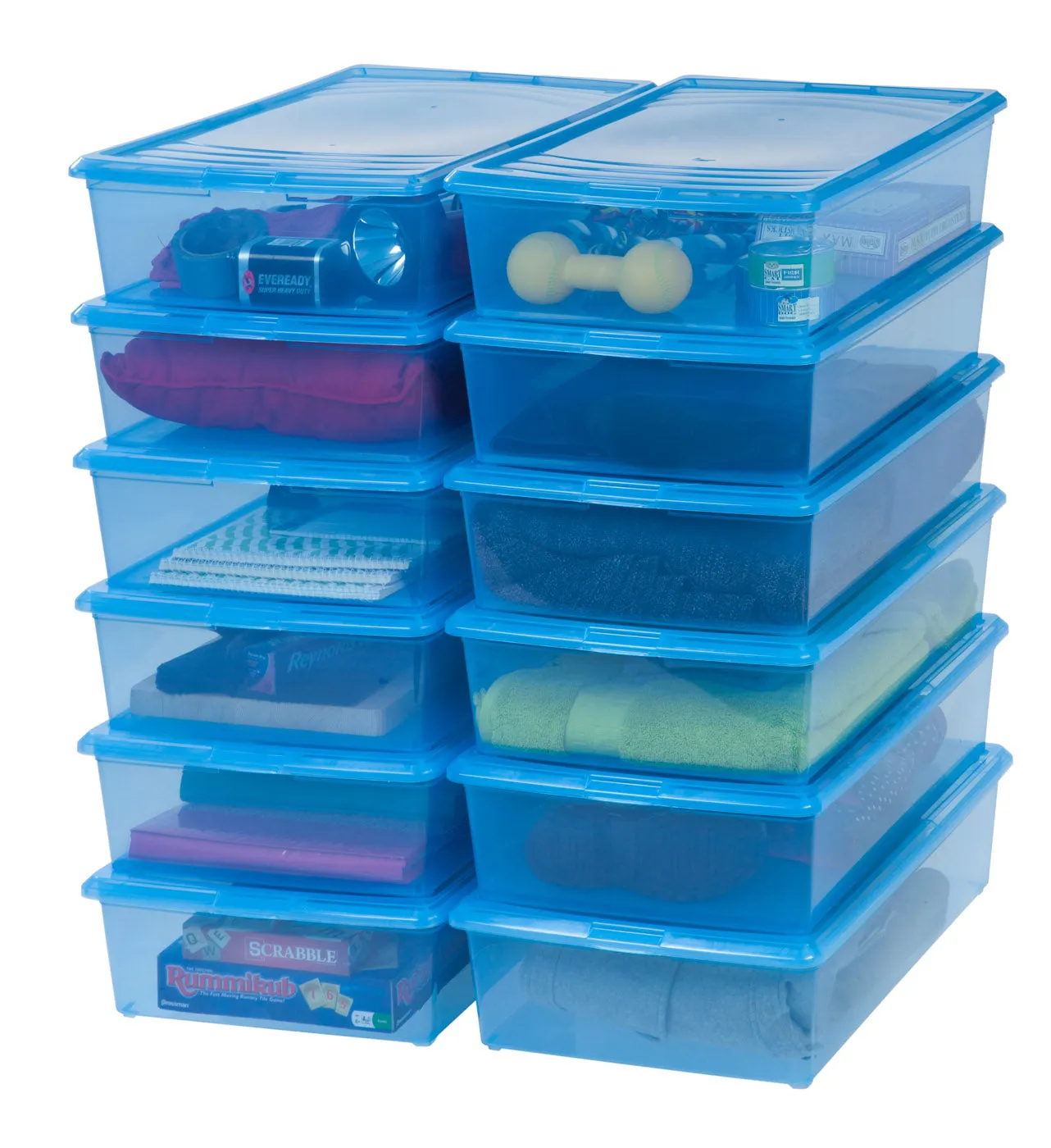 33 Quart Modular Storage Box, Clear