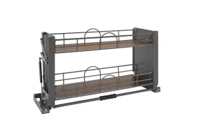 36" Pull Down Shelf- Gray