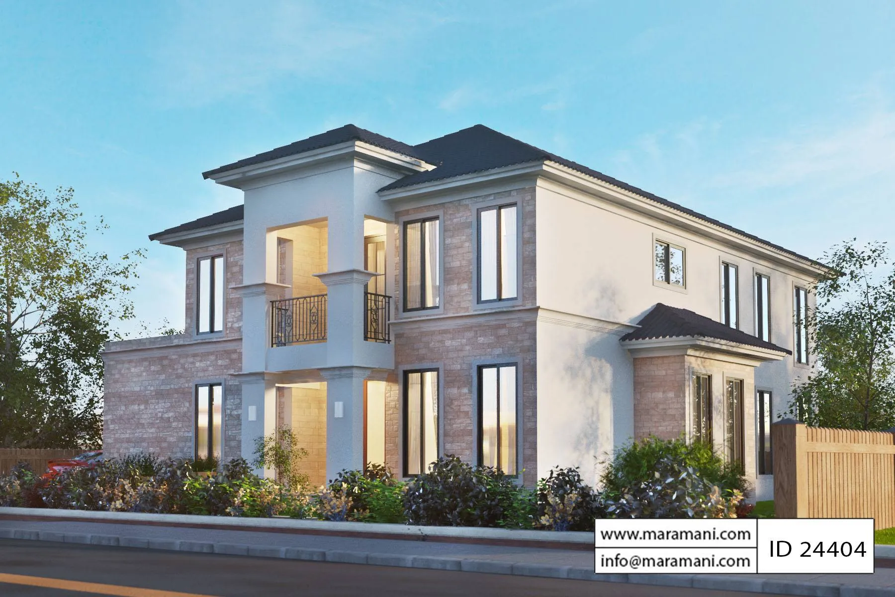 4 Bedroom Modern House Plan - ID 24404