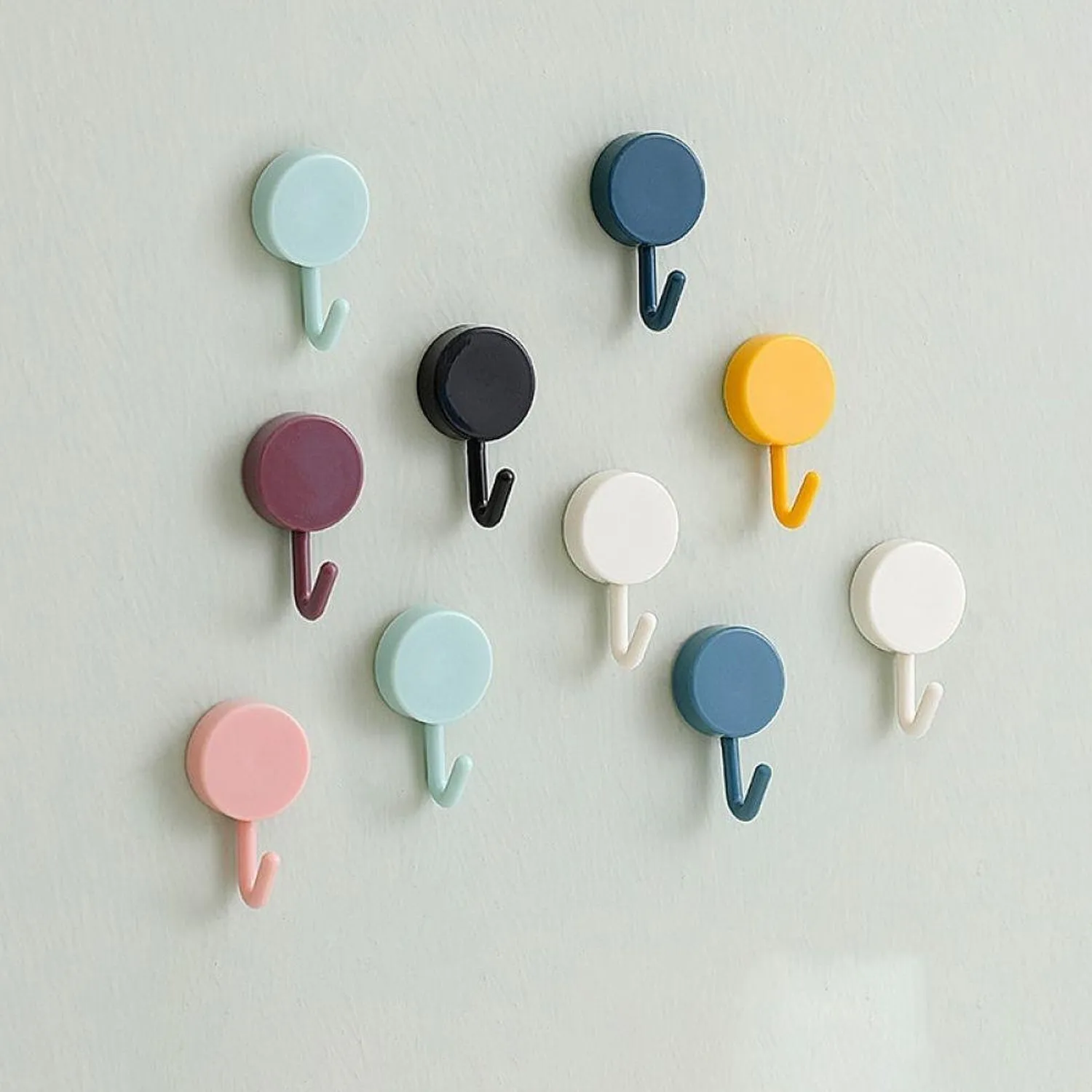 7472 Self Adhesive Sticky Hook, Small Wall Hooks ( 10pc )