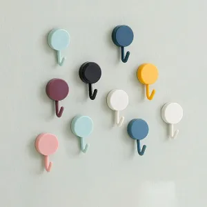 7472 Self Adhesive Sticky Hook, Small Wall Hooks ( 10pc )