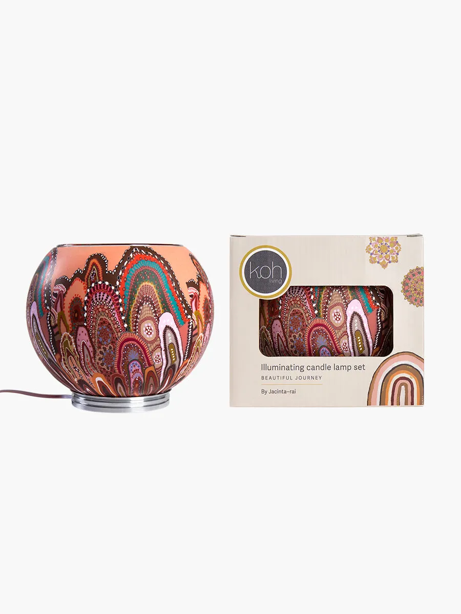 Aboriginal Home Illuminating Candle Lamp Set