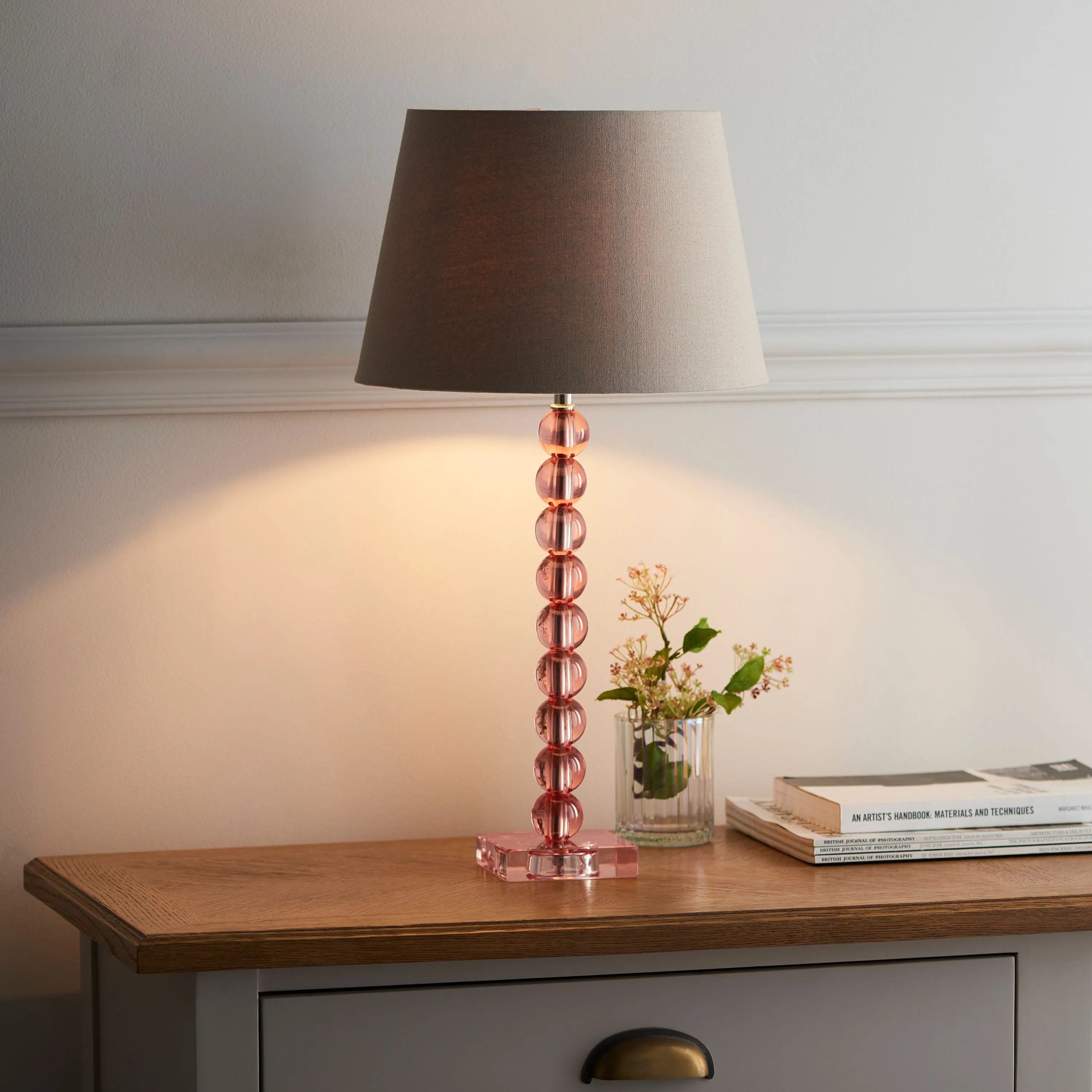 Adlington Table Lamp - Rose