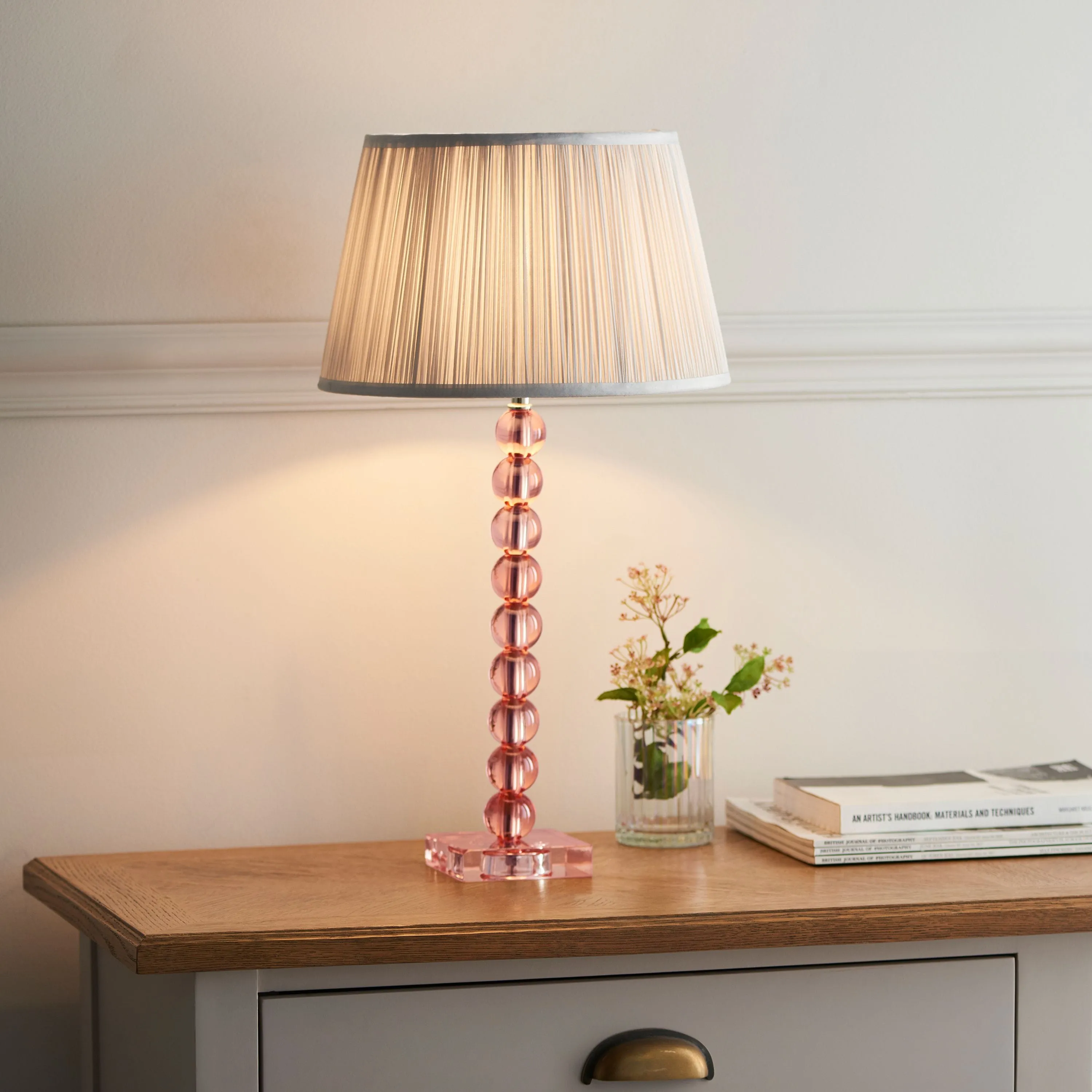 Adlington Table Lamp - Rose