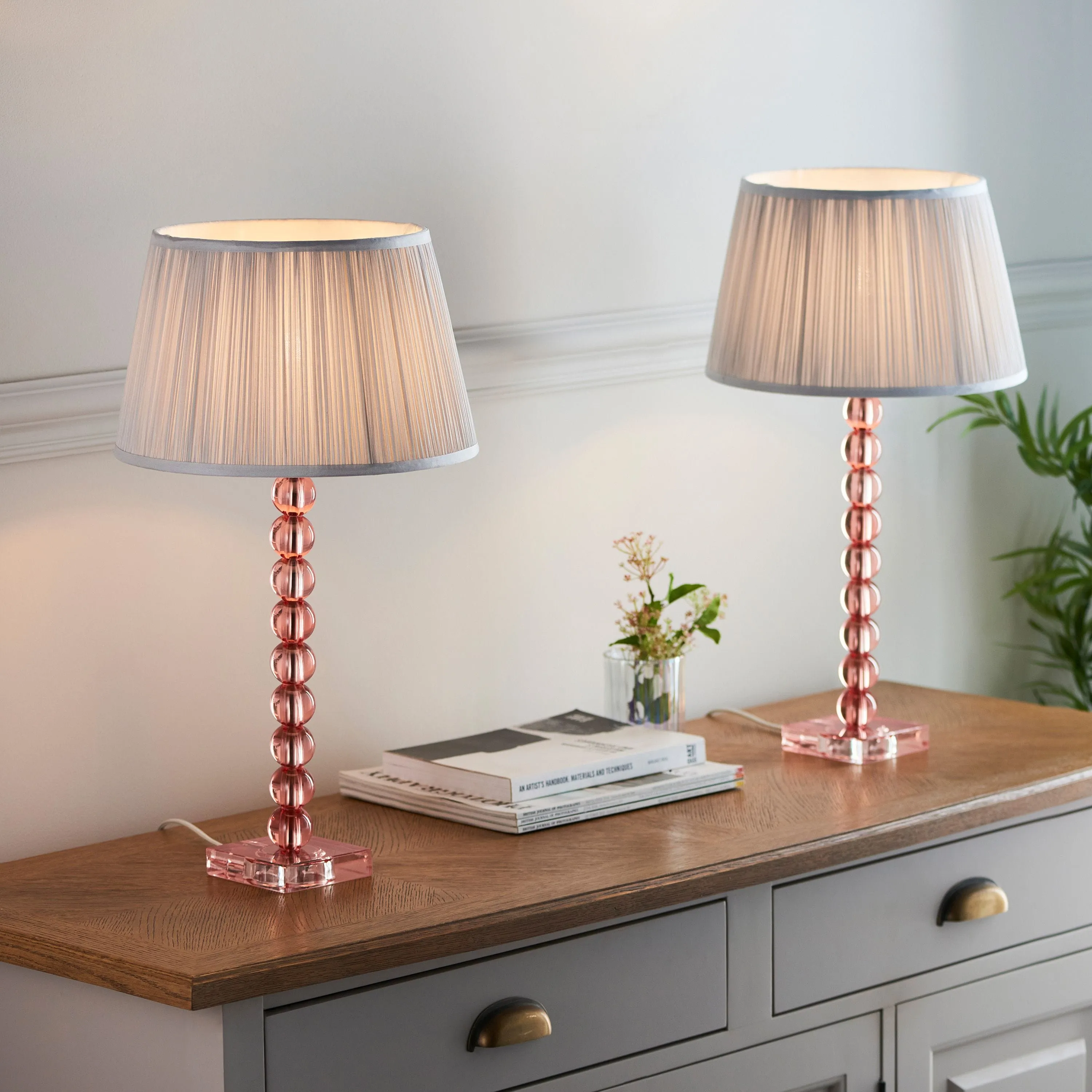 Adlington Table Lamp - Rose