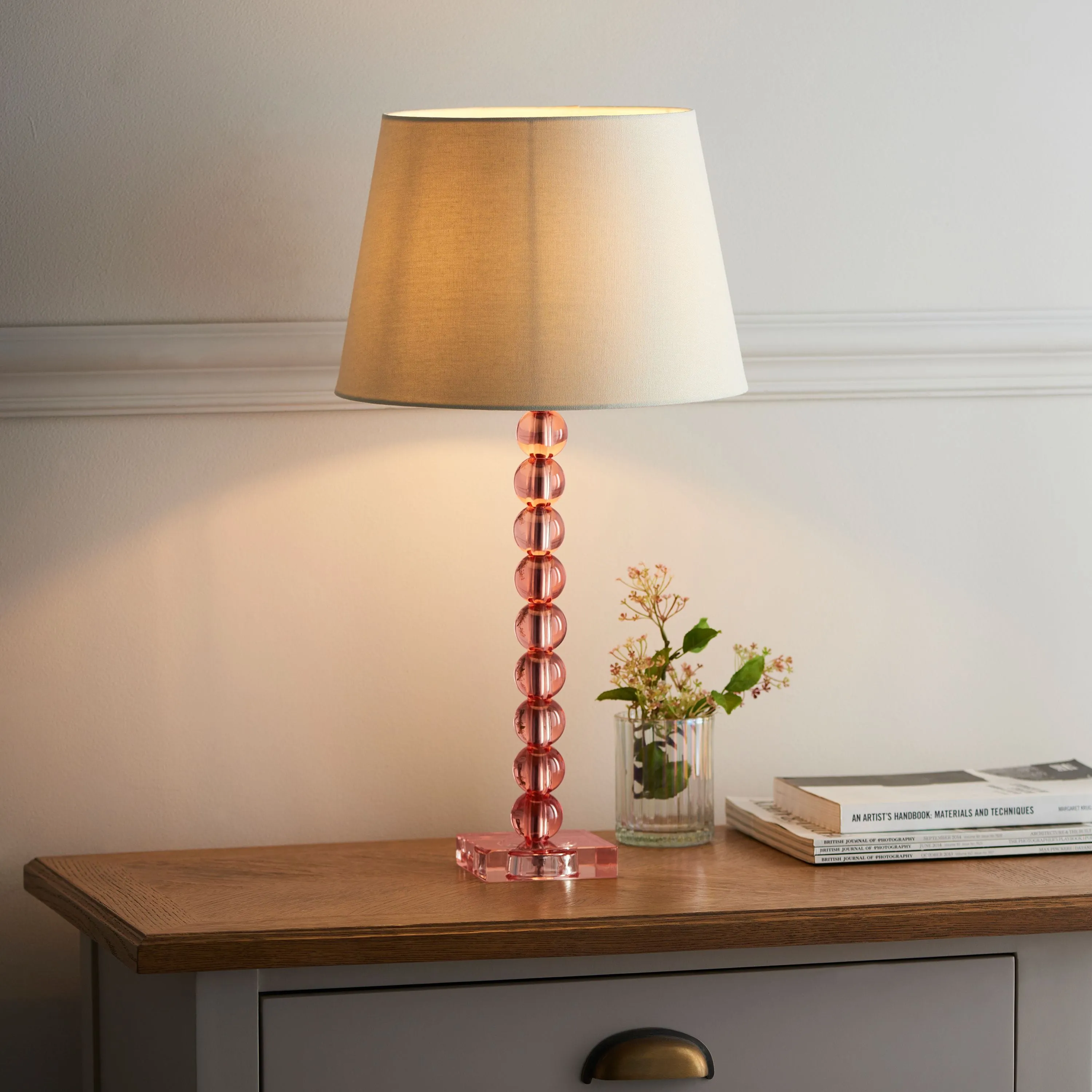 Adlington Table Lamp - Rose