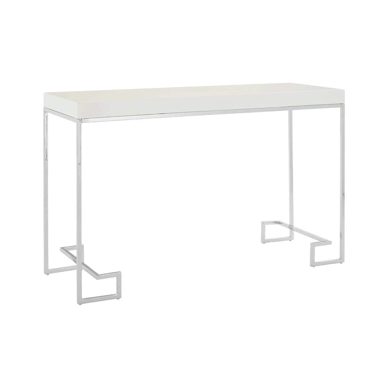 Allure Chrome / Rectangular Console Table