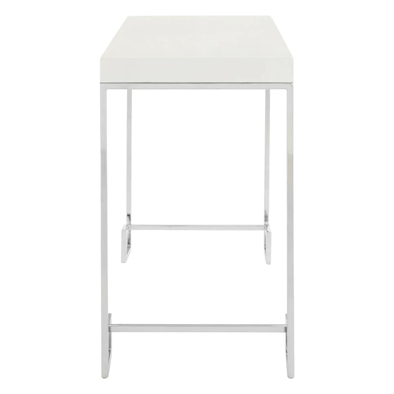 Allure Chrome / Rectangular Console Table