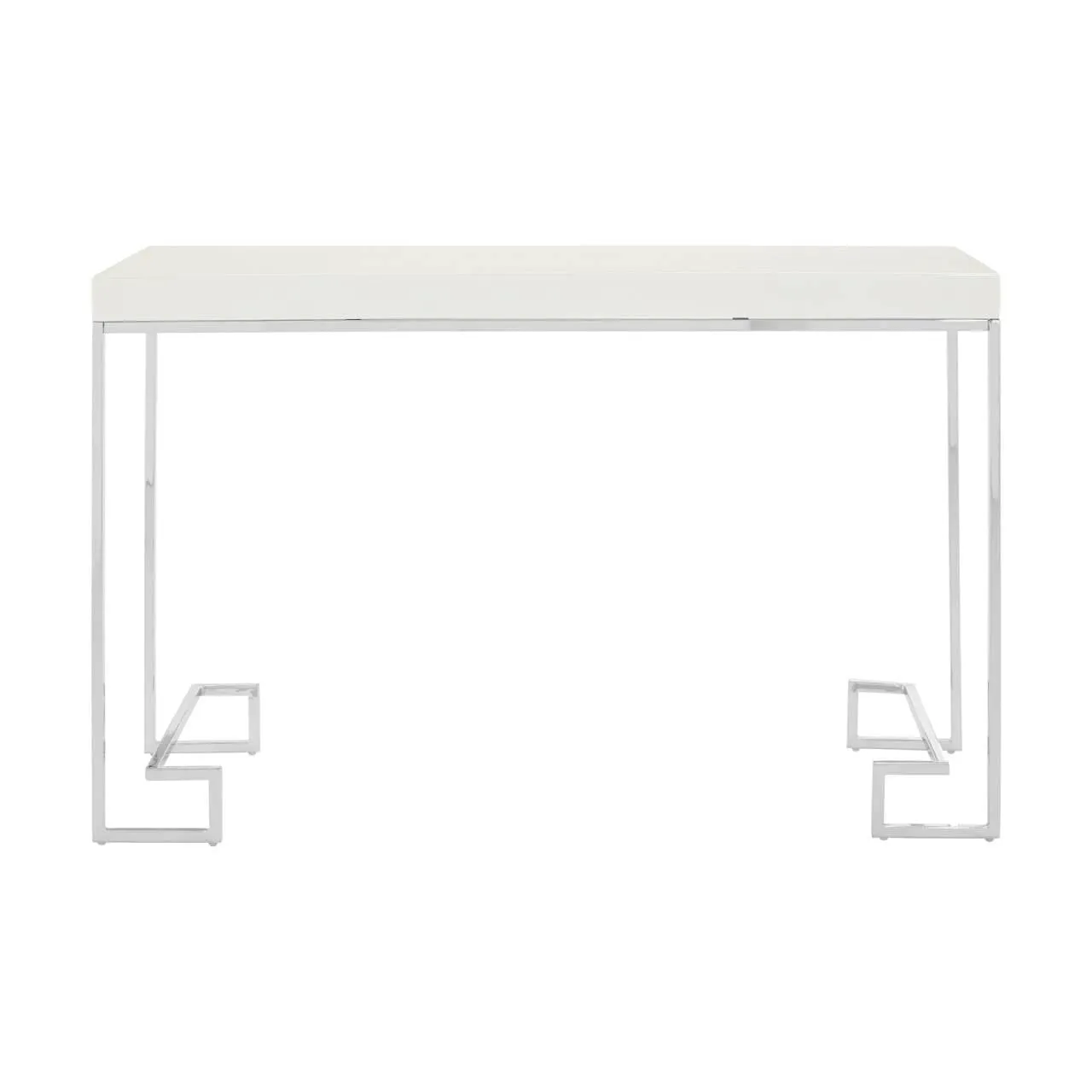 Allure Chrome / Rectangular Console Table