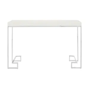 Allure Chrome / Rectangular Console Table