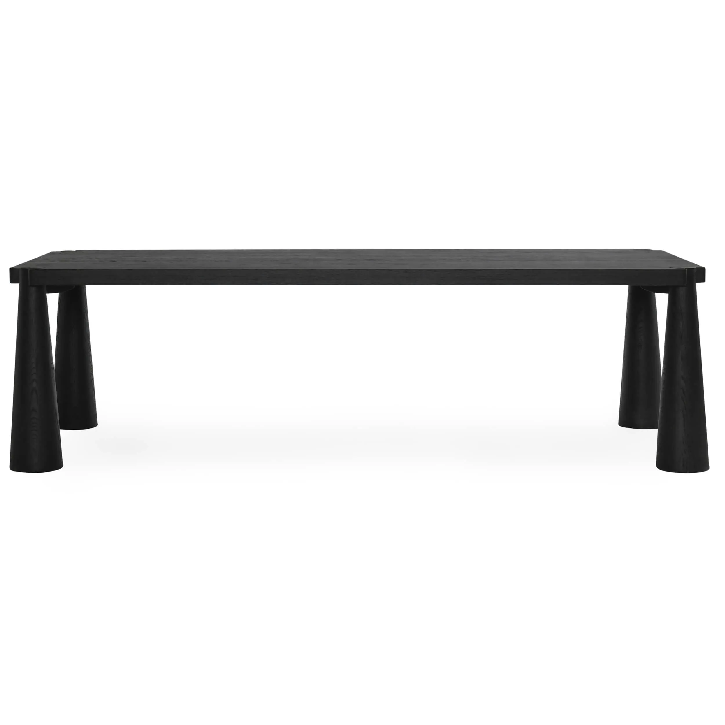 Atrop Rectangular Dining Table, Ink Black