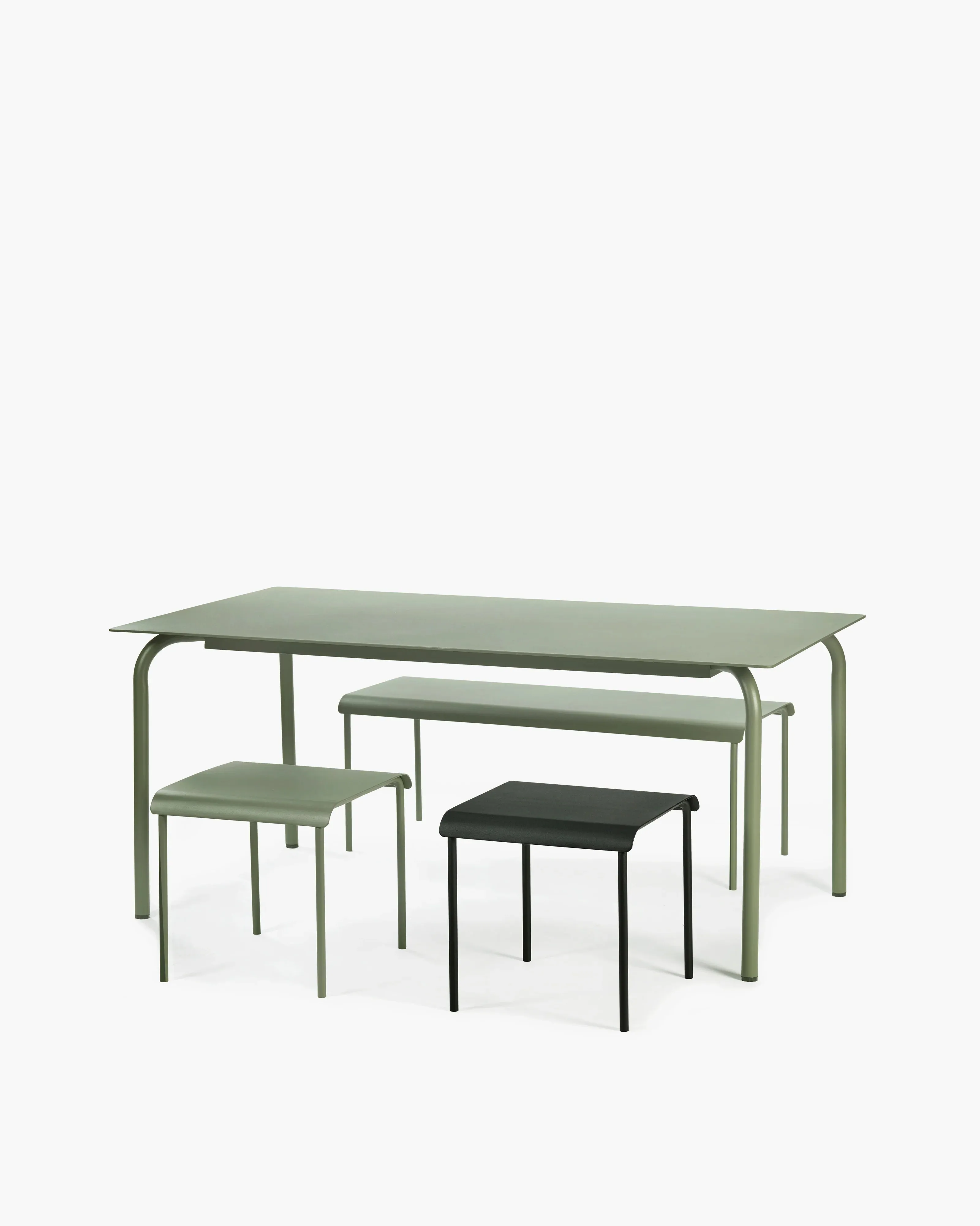 August Aluminum Dining Table