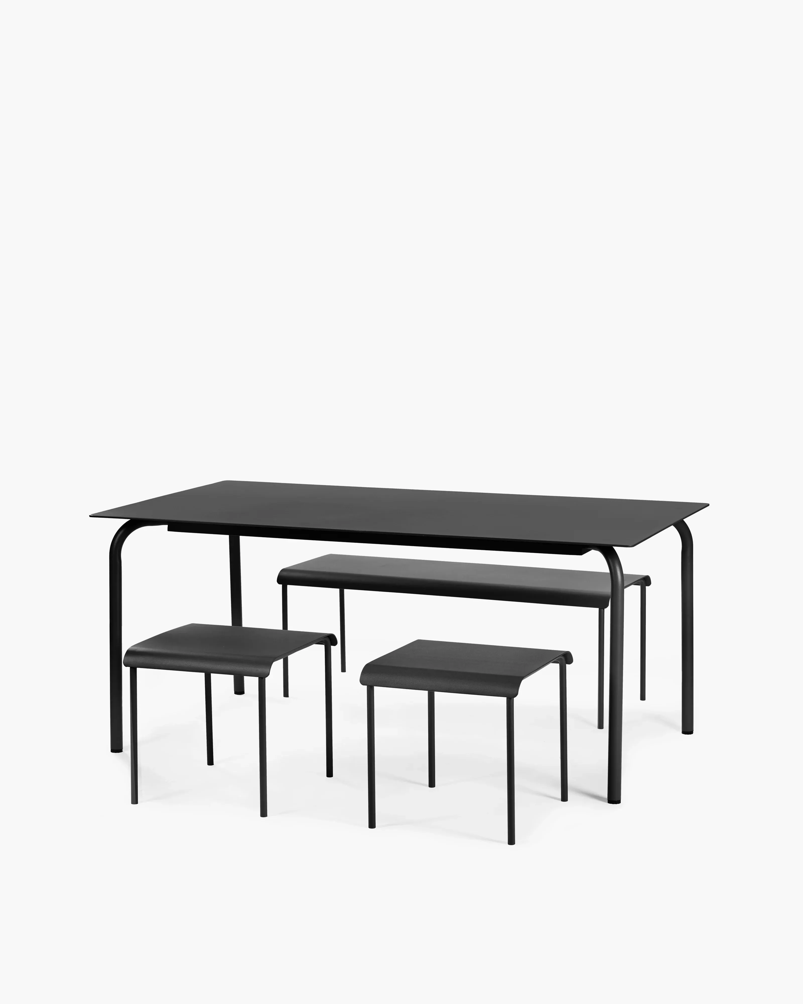 August Aluminum Dining Table