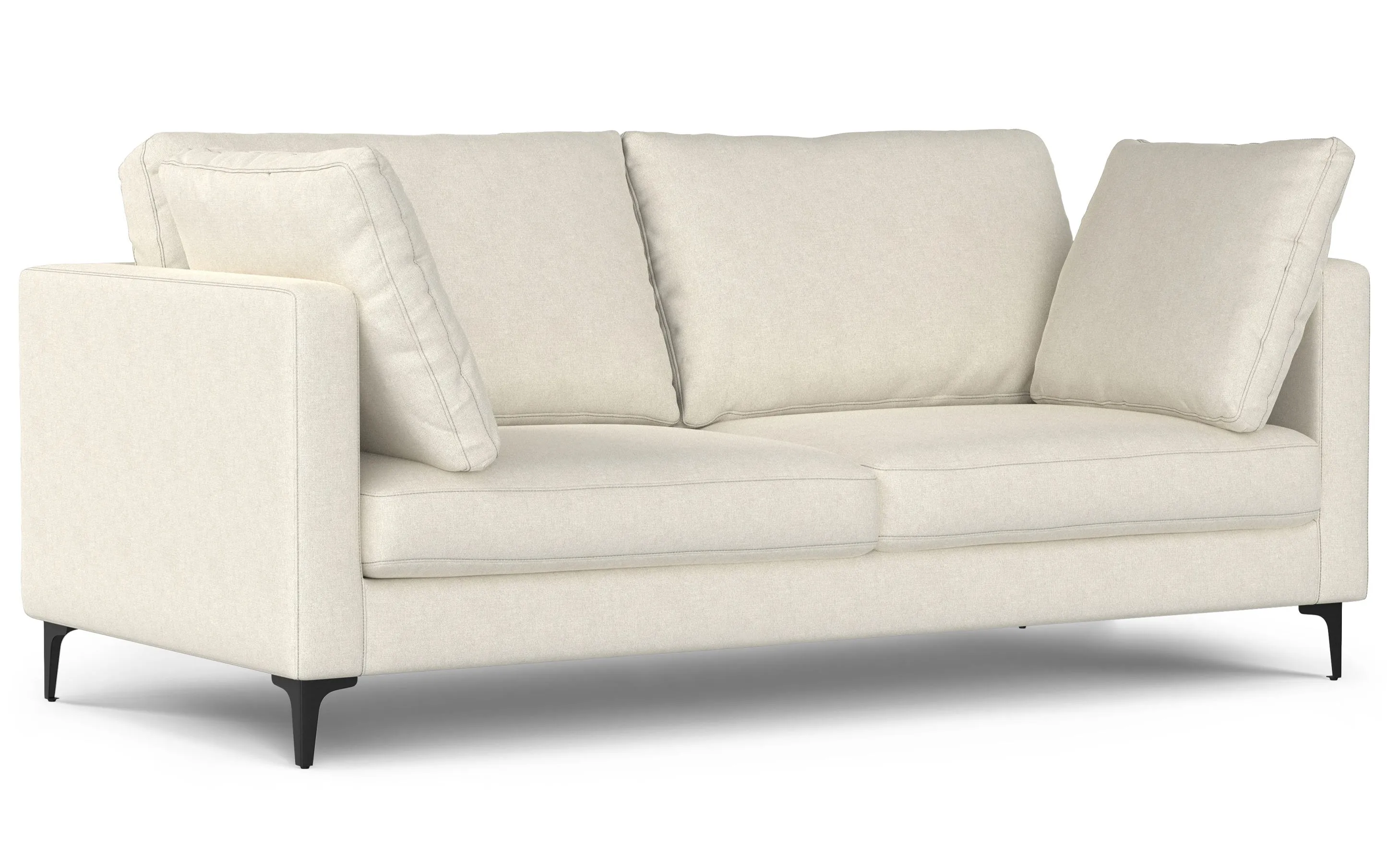 Ava 76 inch Mid Century Sofa in Performance Fabric