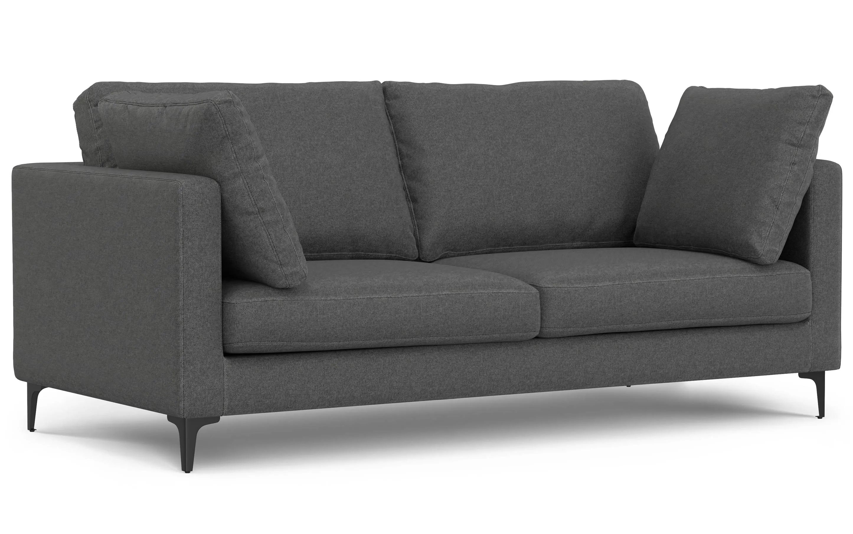 Ava 76 inch Mid Century Sofa in Performance Fabric