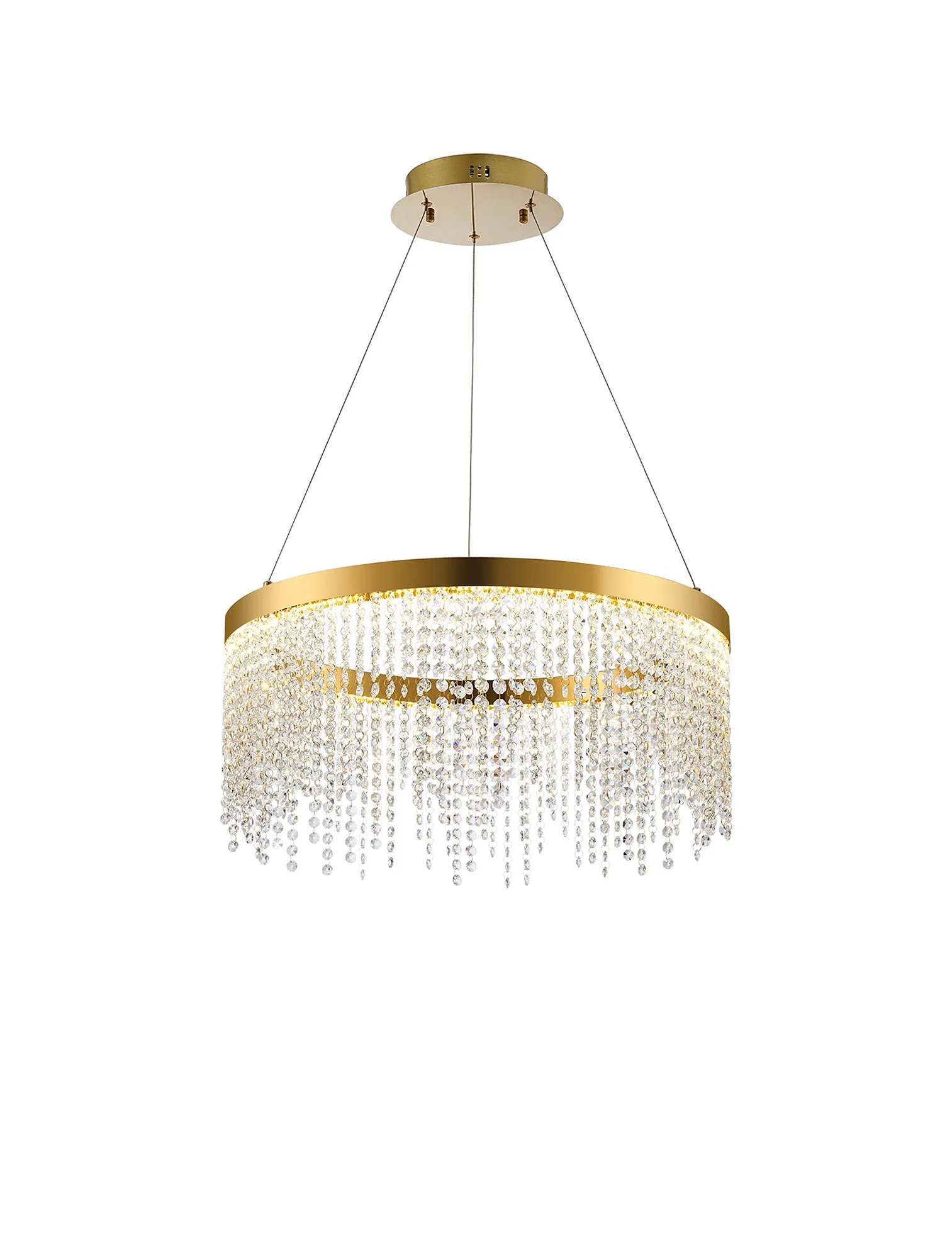 Bano LED Crystal Pendant - Various Finish