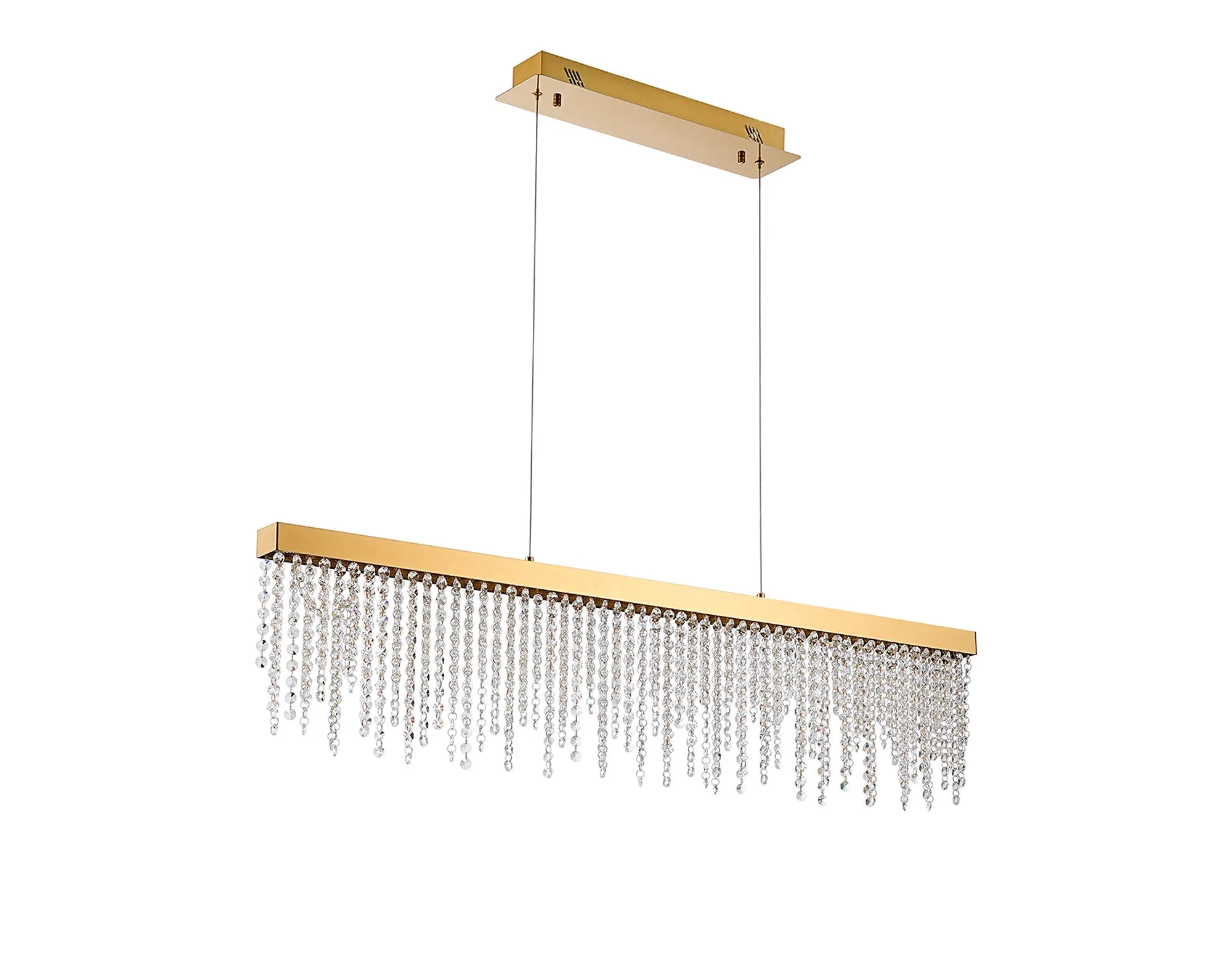 Bano LED Island Pendant - Polished Chrome/ French Gold - Various Sizes