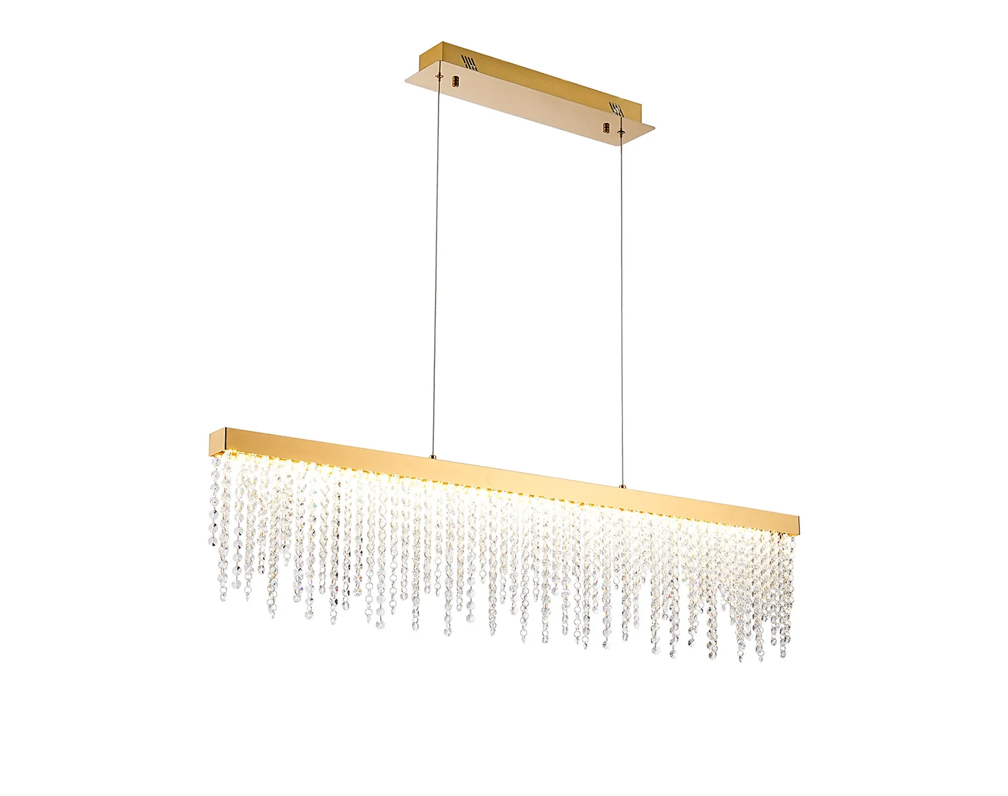 Bano LED Island Pendant - Polished Chrome/ French Gold - Various Sizes