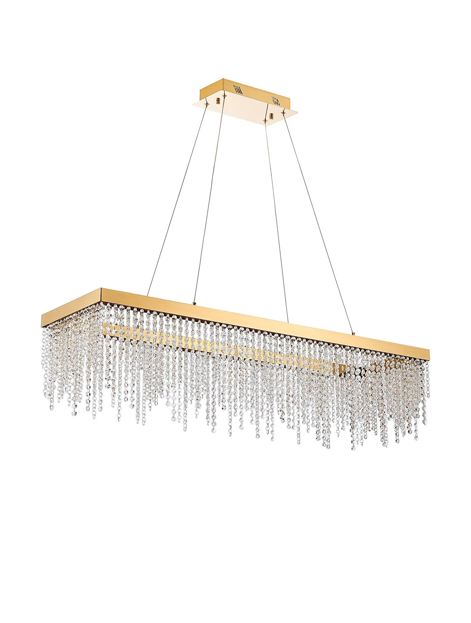 Bano LED Island Pendant - Polished Chrome/ French Gold - Various Sizes