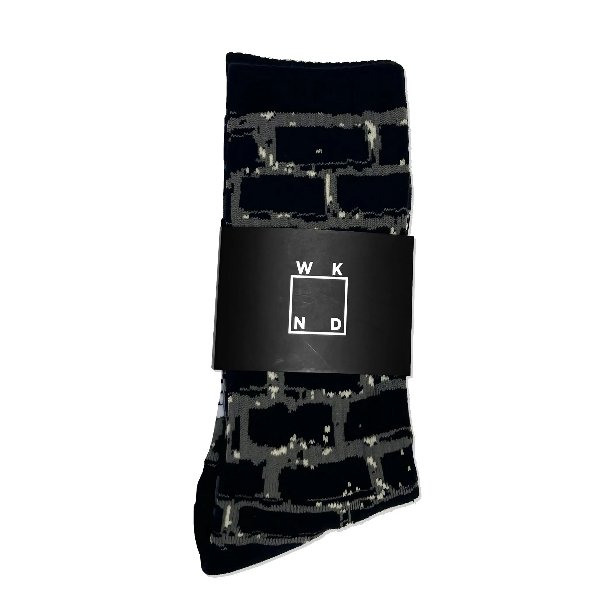 Brick Socks - Black / Charcoal / Light Grey