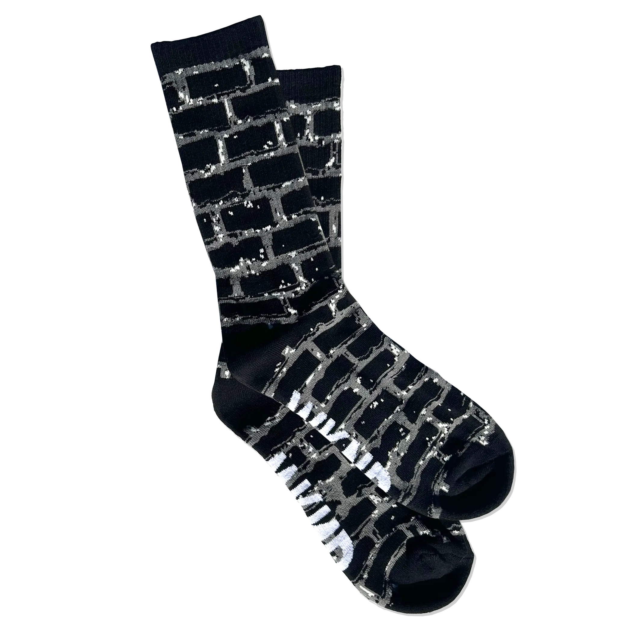 Brick Socks - Black / Charcoal / Light Grey