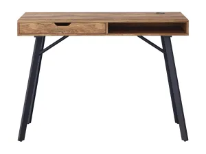 Brown Natural Wood Desk