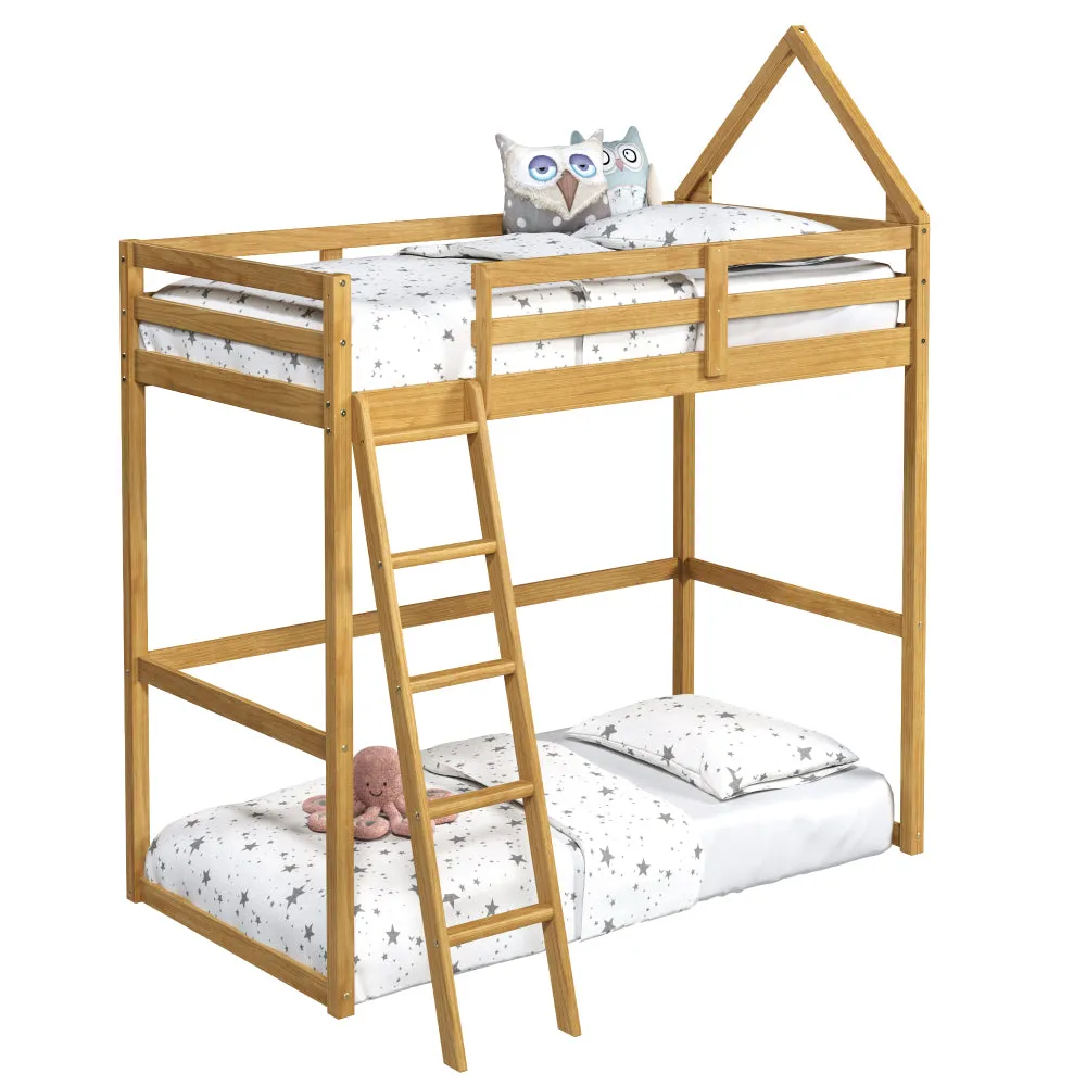 Casita Kids Loft Montessori inspired Twin Wood Bed