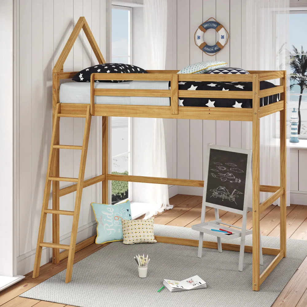 Casita Kids Loft Montessori inspired Twin Wood Bed