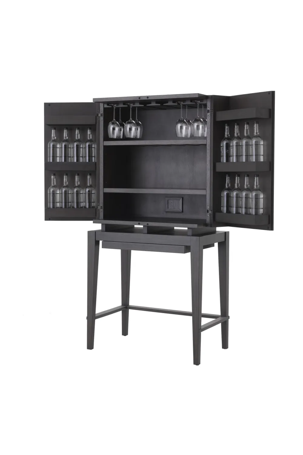 Charcoal Oak Storage Cabinet | Eichholtz Dimitros