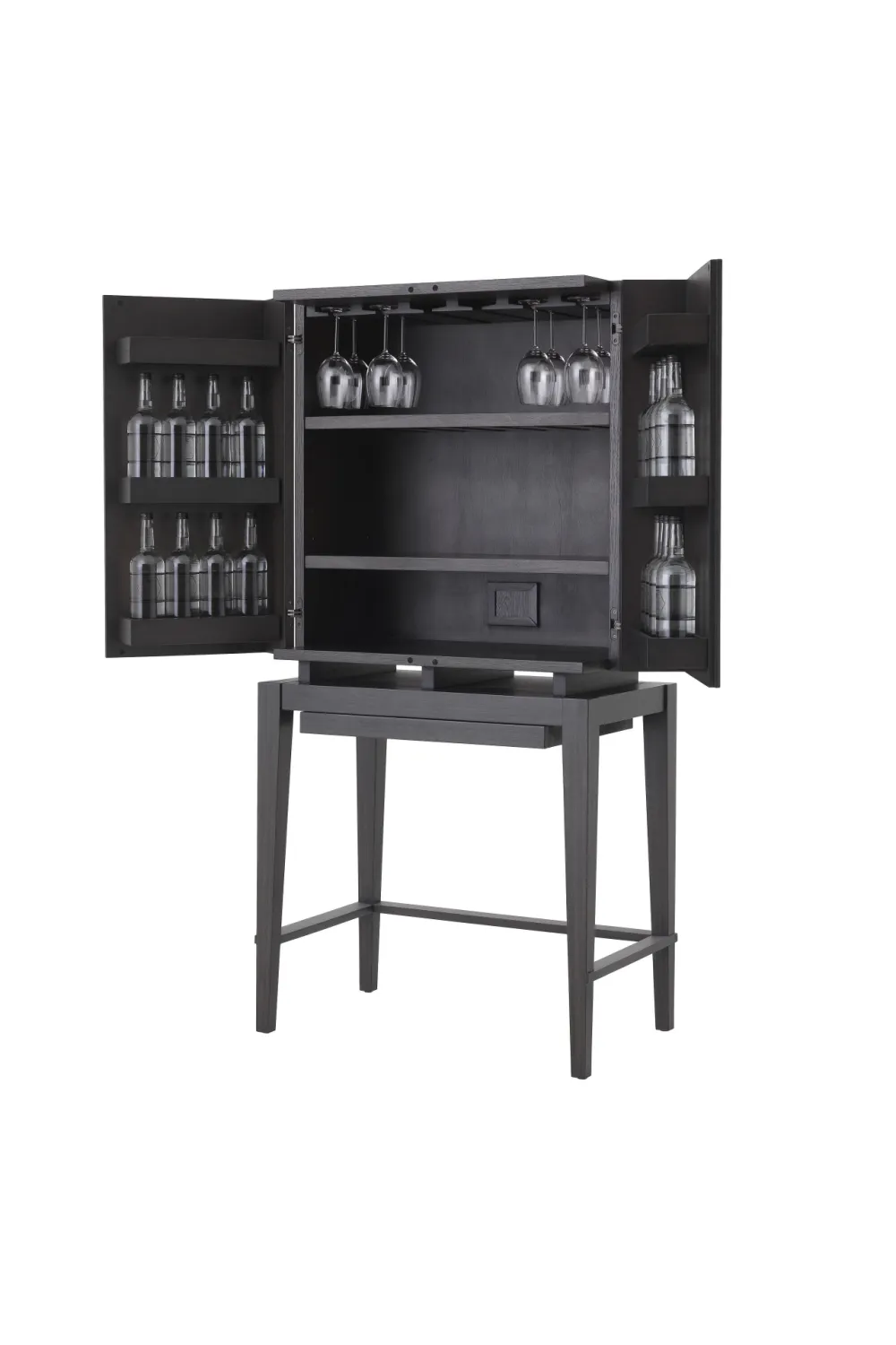 Charcoal Oak Storage Cabinet | Eichholtz Dimitros