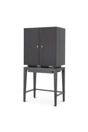 Charcoal Oak Storage Cabinet | Eichholtz Dimitros