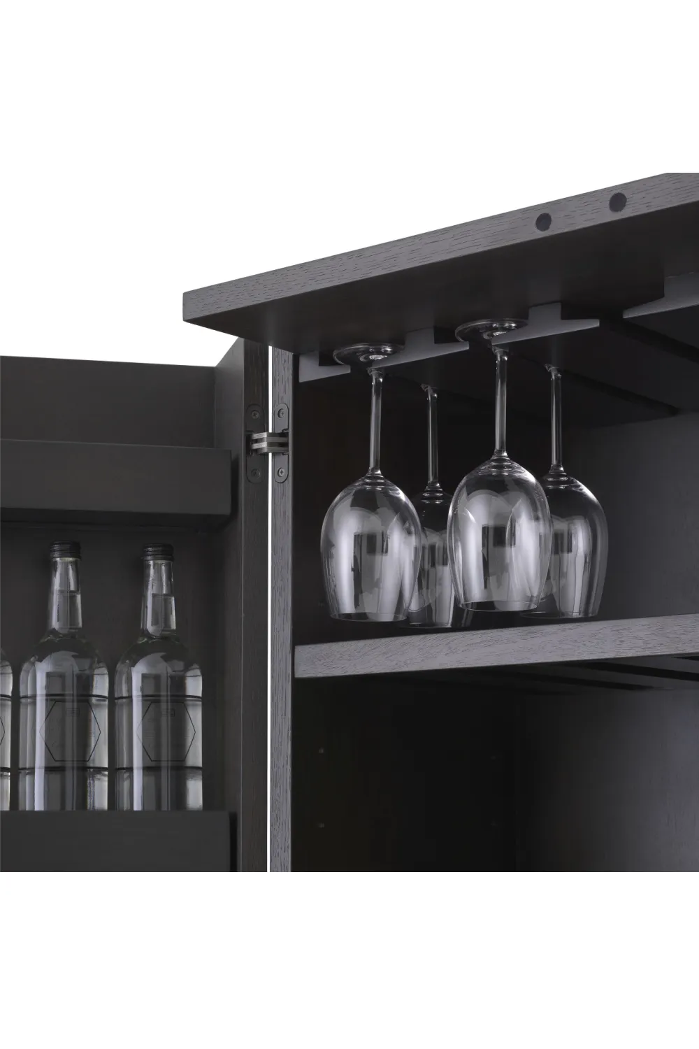 Charcoal Oak Storage Cabinet | Eichholtz Dimitros