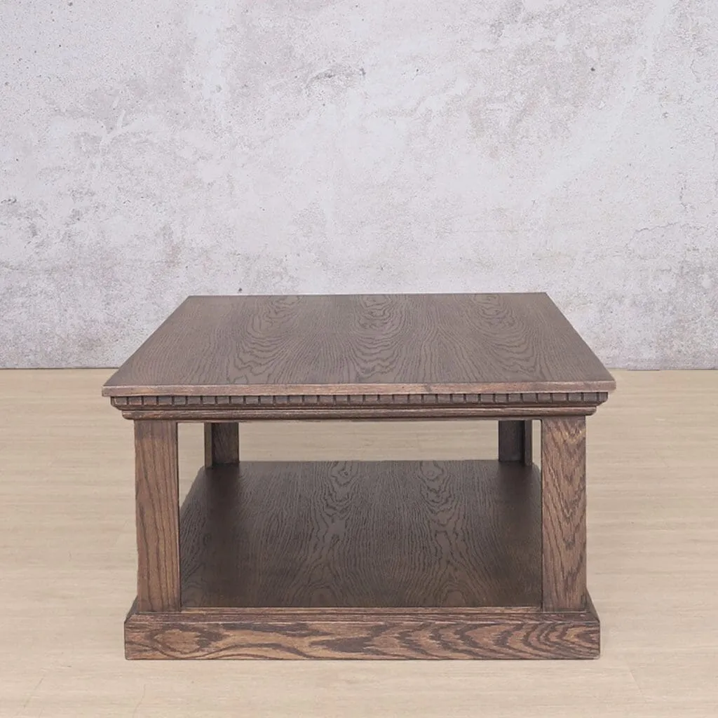 Charleston Coffee Table - 1200 - Antique Dark Oak