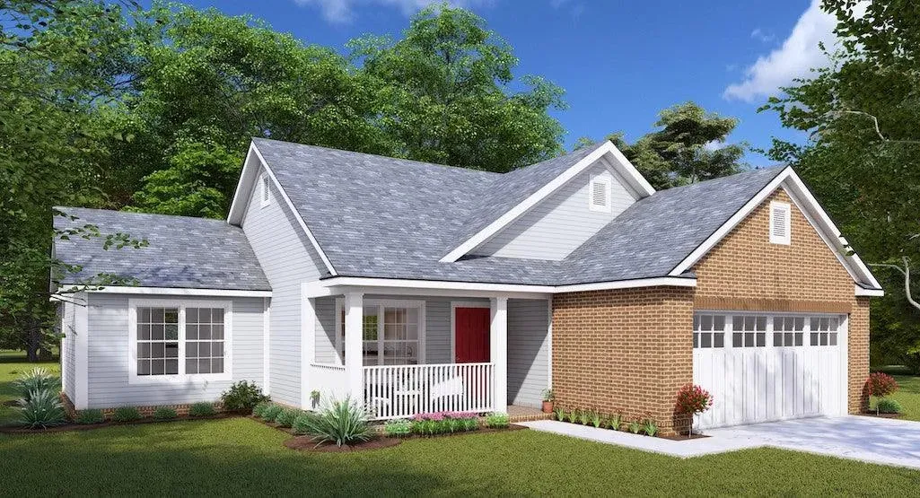 Charming 2-Bedroom Home with Covered Porch and Open Layout